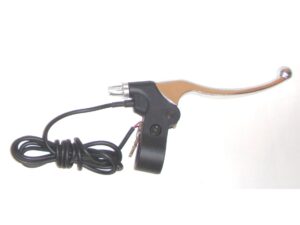 Alu Bremsgriff 13cm rechts mit Bremskontakt, zu E-Trotti