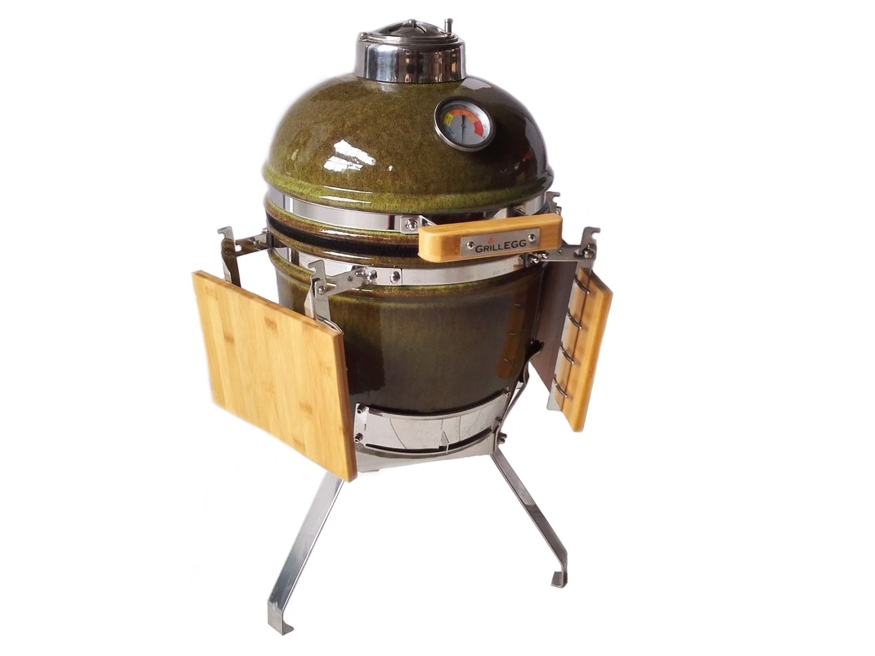 Keramikgrill KAMADO Holzkohle DELUXE - 28cm Rost – Bild 2