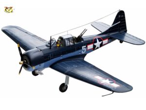 Douglas SBD Dauntless, Spw 1540mm, ARF-Set von VQ-Models