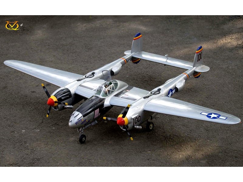 P-38 Lightning, Spw 2100mm, ARF-Set von VQ-Models