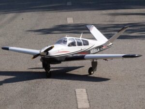 Beechcraft Bonanza - V-Leitwerk, Spw 1580mm, ARF-Set von VQ-Models
