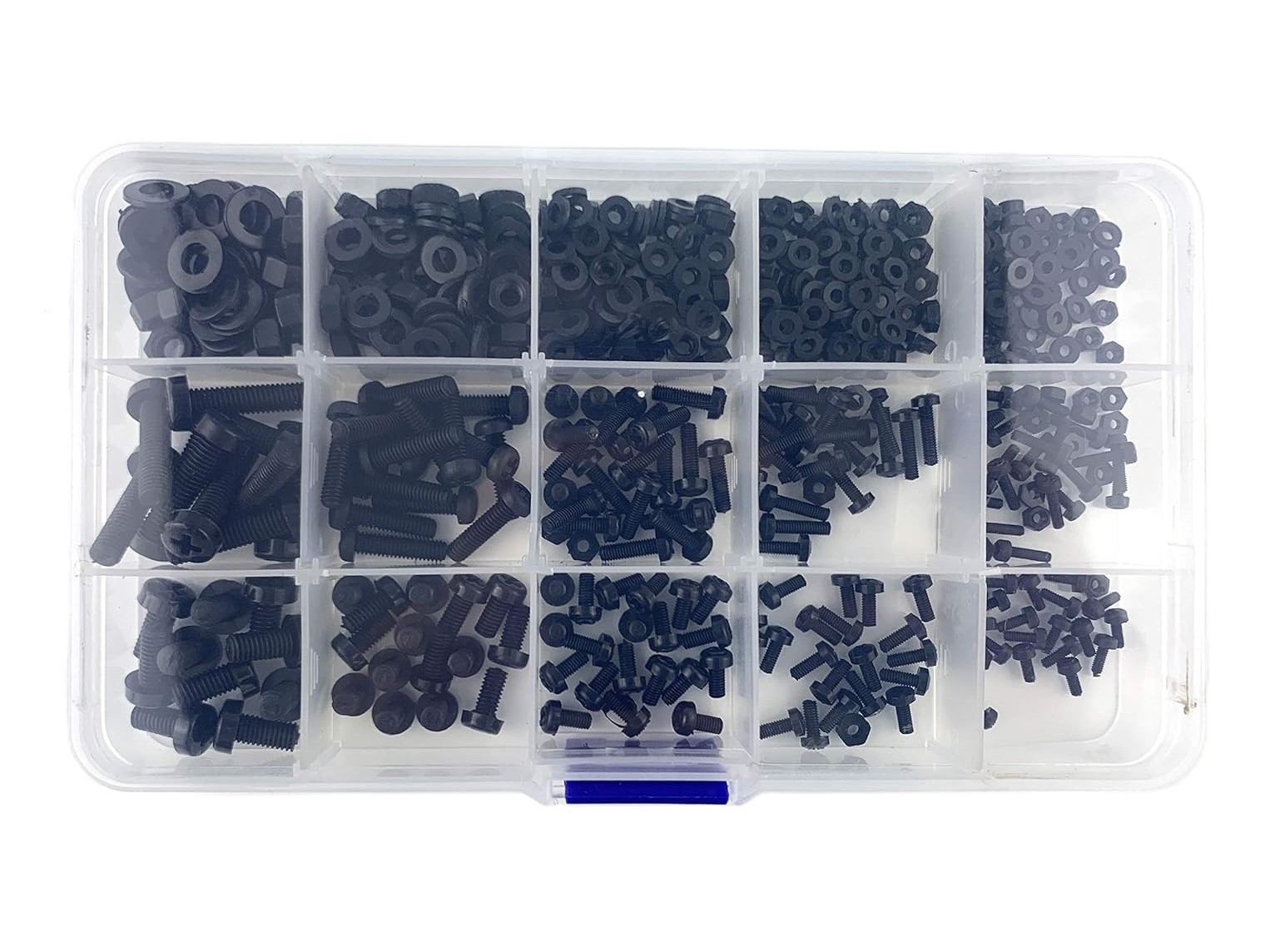 Nylon Schrauben Set / Muttern Set - 510 Stück - M2 - M5 - Kreuzschlitz – Bild 3