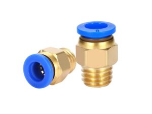 Steckverschraubung, Steckverbindung 6mm Gewinde M6 (wie System Festo)