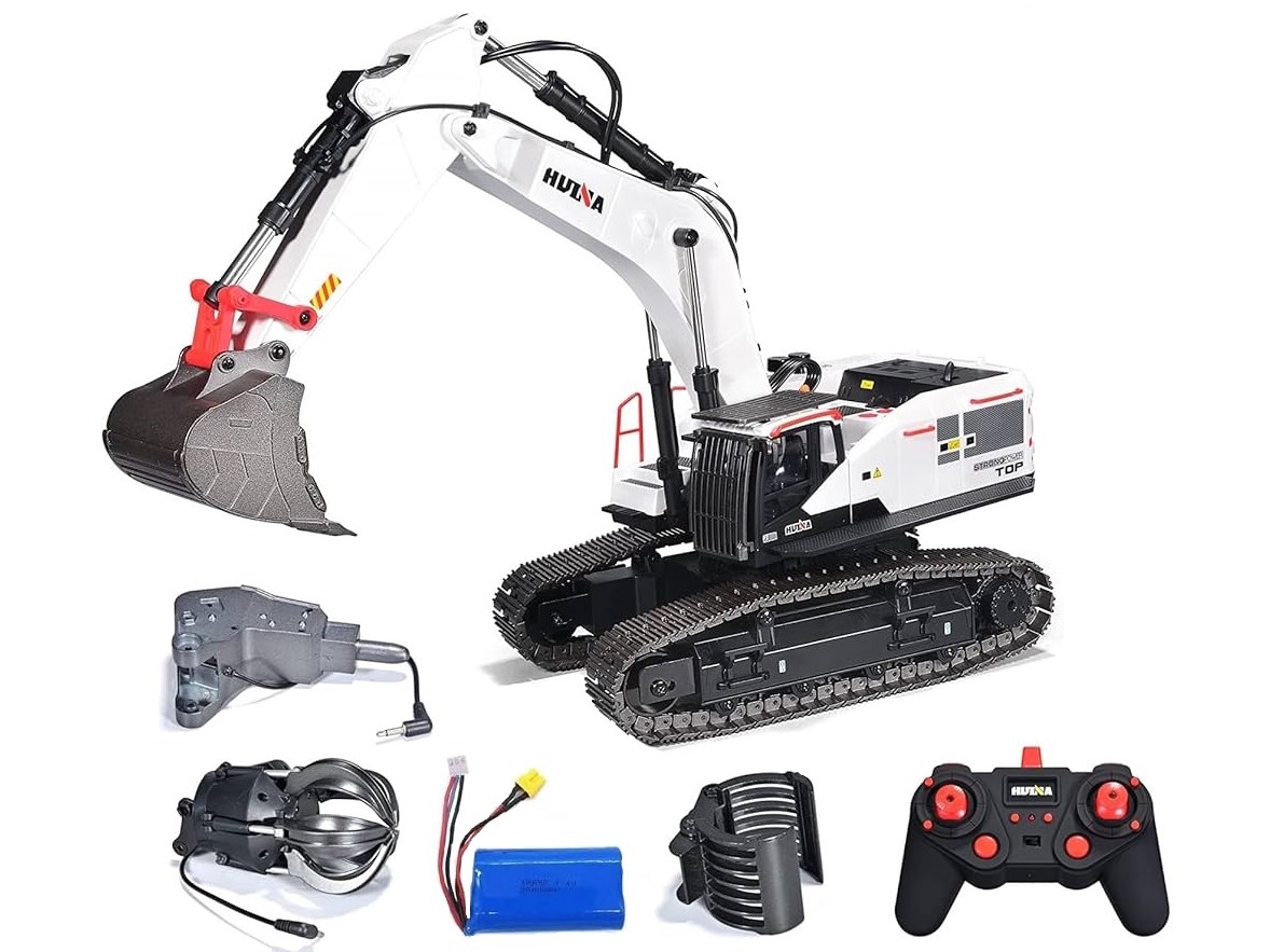 RC Schaufelbagger - RC Bagger Digger 1594 - 1:14 - Huina – Bild 4