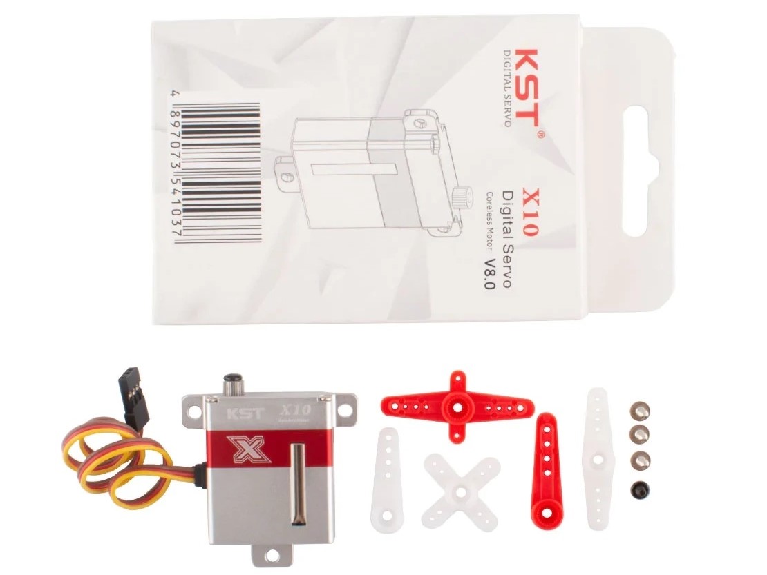 KST Servo X10 V8.0 - MG HV Digital, Alu Gehäuse, 10mm - 10.8kg Stellkraft – Bild 5