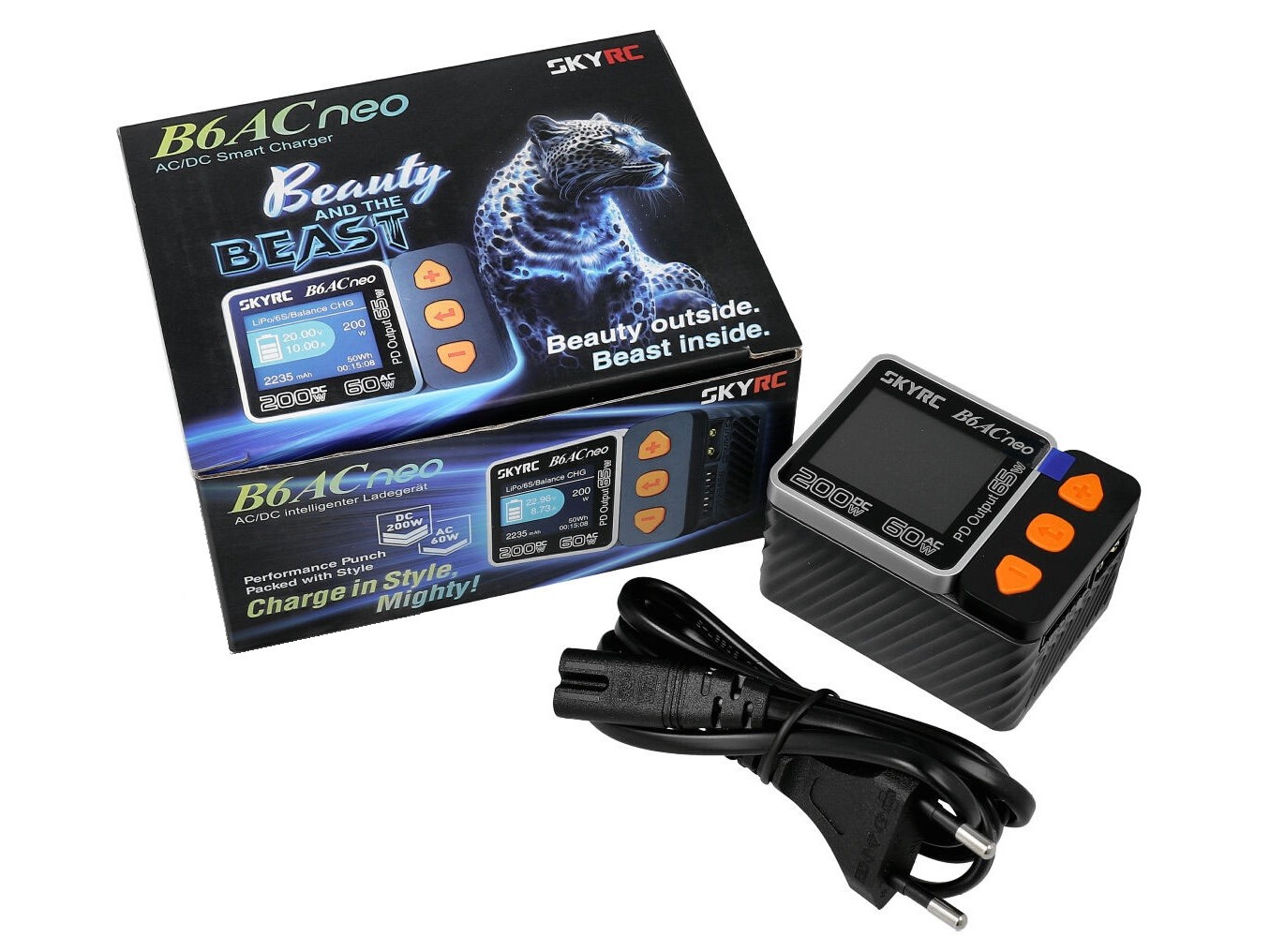 SkyRC B6AC neo Ladegerät - 60W AC, 200W DC, 1-6S LiPo – Bild 5