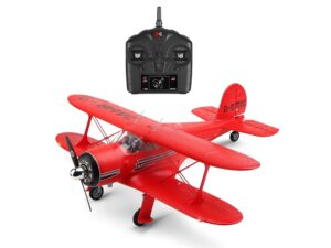 Beech D17S - A300 - rot, Spw 550mm, RTF Komplett Set mit Gyro, WLToys