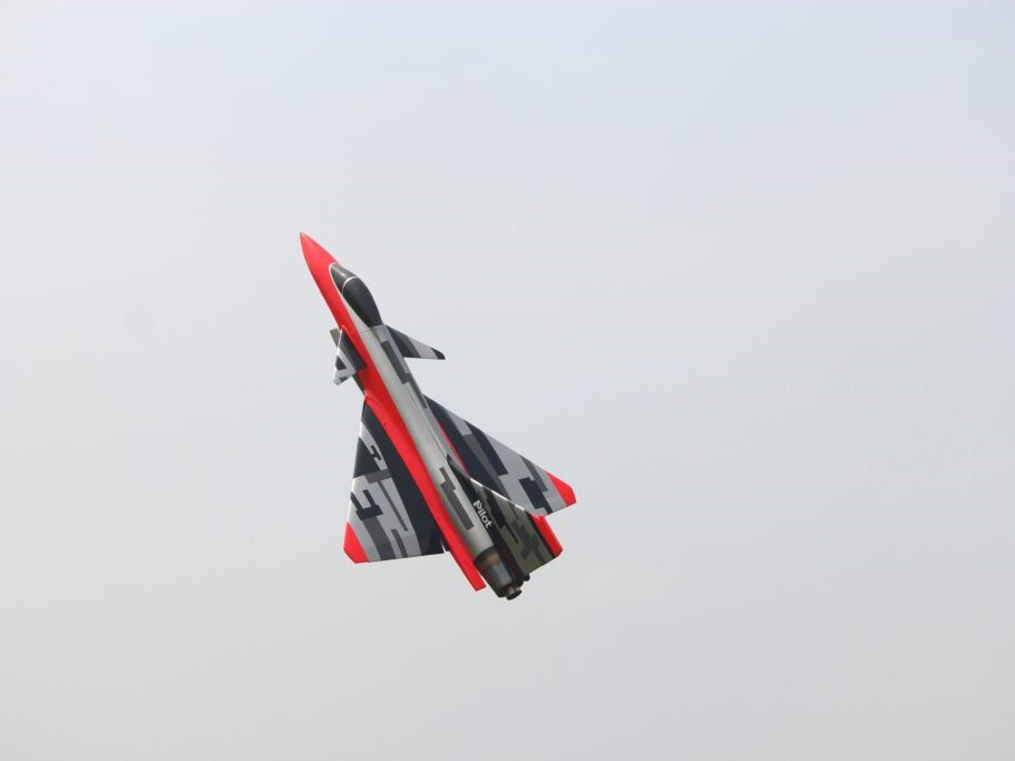 Chengdu J-10-B - 3D-Turbinen Jet, Spw 1290mm, ARF-Set mit EZFW, Pilot-RC – Bild 3