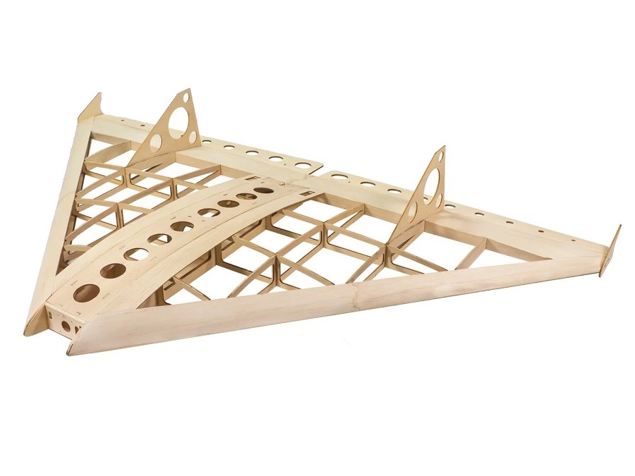 Real-Kit - Air Kart Delta Wing, Spw 1000mm - KIT-Bausatz aus Balsaholz