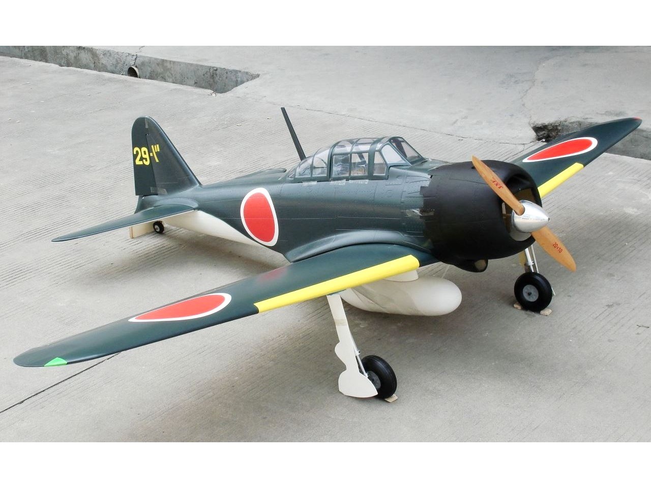 Kabinenhaube zu Zero Fighter, Spw 2320mm - CYModel