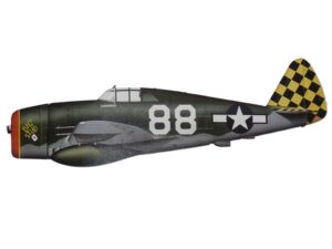 Full Composite P-47 Thunderbolt, 100ccm, Spw 2400mm, ARF-Modell, CYModel