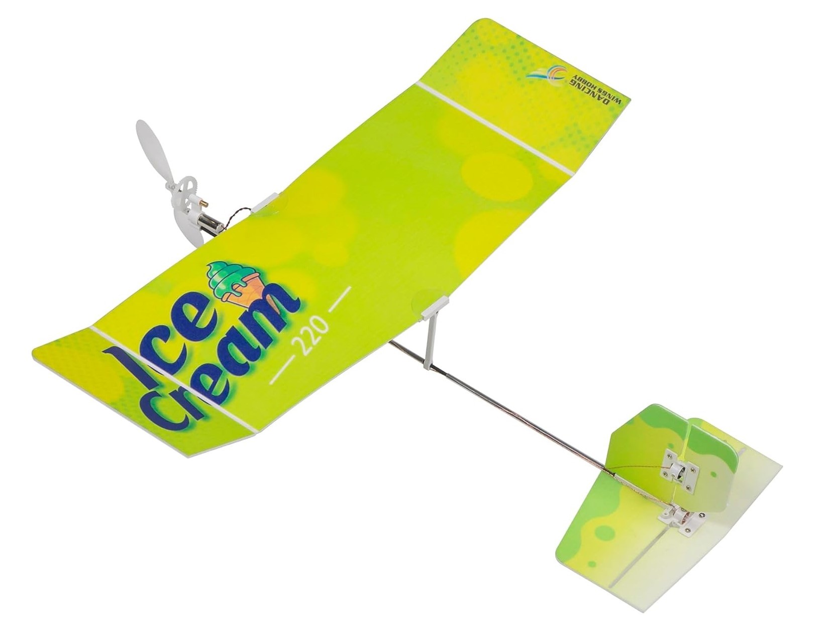 Indoor Mini Foamy - Ice Cream, Spw 220mm, RTF-Bausatz - DW-Hobby – Bild 2