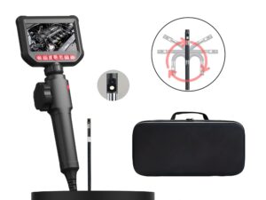 360° Gelenk-Endoskop - 8 mm Inspektionskamera mit integriertem 4.3'' HD Display