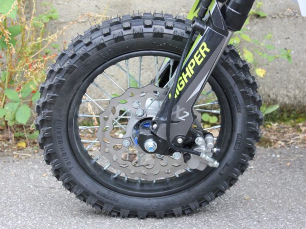 Midi Motocross Bike - Dirt Bike - NRG50 V2 - 50ccm 2-Takt - grün / blau – Bild 4