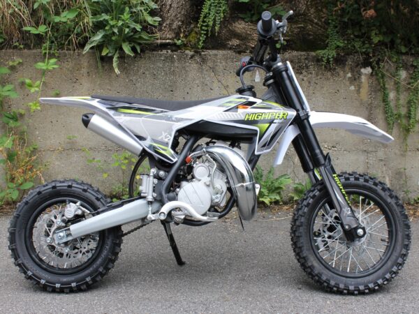 Midi Motocross Bike - Dirt Bike - NRG50 V2 - 50ccm 2-Takt - grün / blau – Bild 6