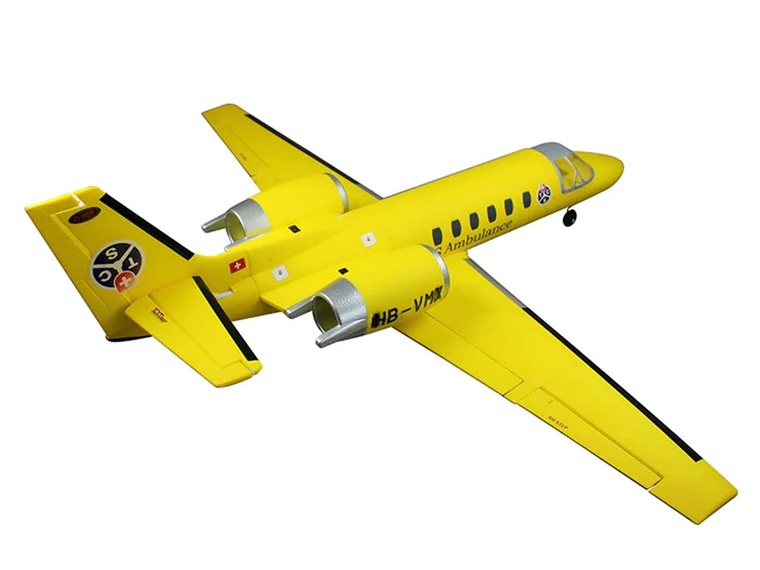 Cessna Citiation 550 Turbojet V2, Spw 1180mm, PNP-Set, Dynam – Bild 2