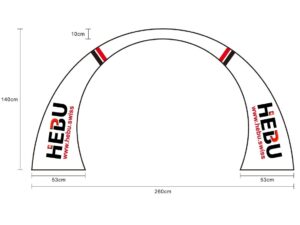 Ersatzstoff FPV Race Gate 1 - 260x140cm - V-Style