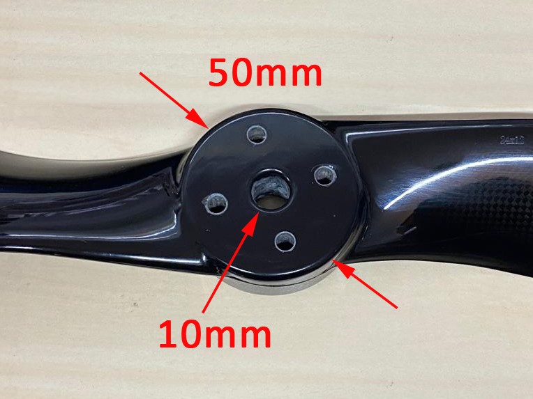 Falcon - CFK-Propeller / Carbon Luftschraube - 24x10 - 2-Blatt - Elektro Typ C2EA – Bild 3