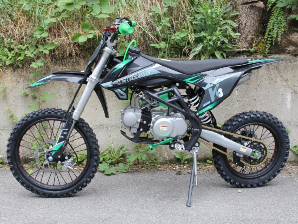 Betriebsbereit Pit Bike - Motocross Bike - Dirt Bike K3 Pro - 125ccm 4-Takt-Motor – Bild 2