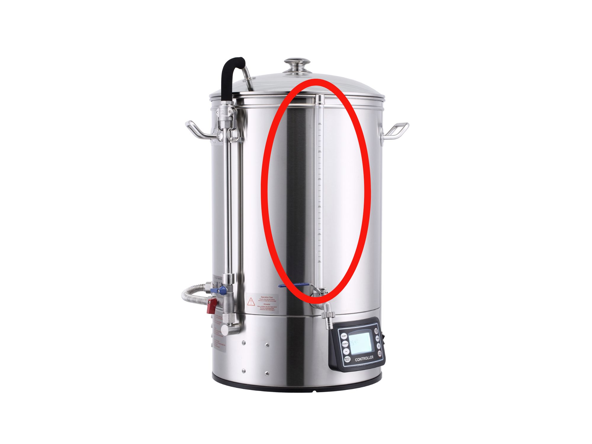 Sichtglas Steigrohr 50L Braukessel
