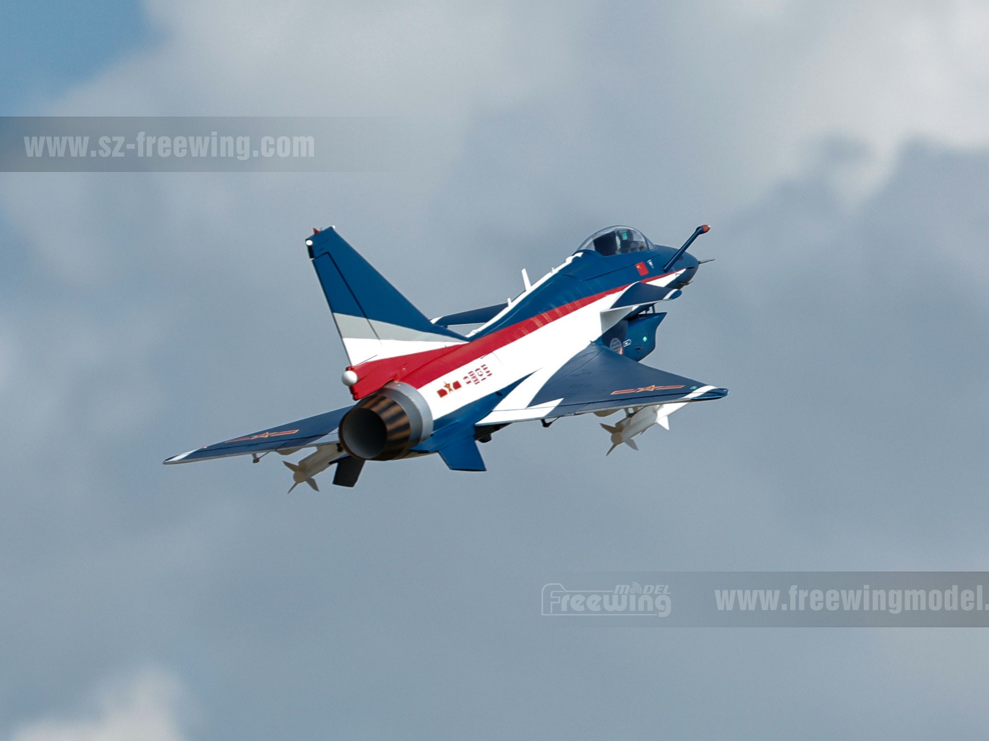 Chengdu J-10A - PLAAF - 90mm Impeller-Jet - Spw 940mm - 6S PNP-Set - Freewing – Bild 4