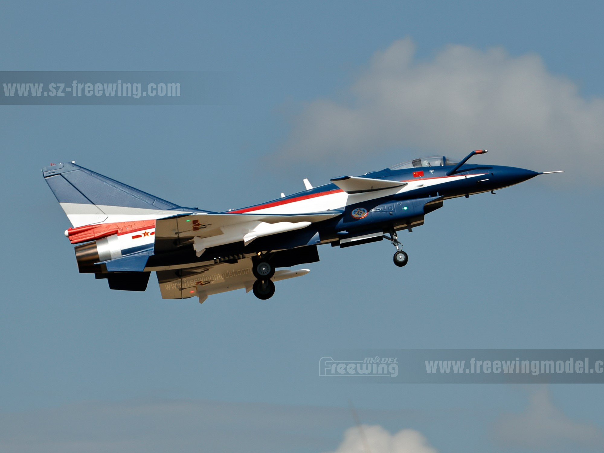 Chengdu J-10A - PLAAF - 90mm Impeller-Jet - Spw 940mm - 6S PNP-Set - Freewing – Bild 6