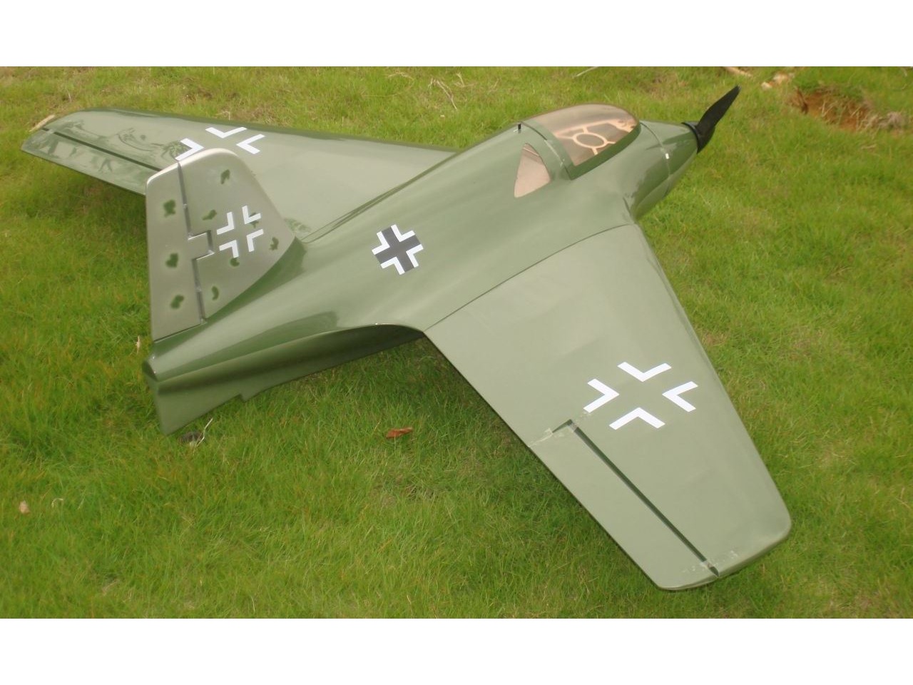Messerschmitt ME163, Kraftei, Spw 1540mm, ARF-Modell von CYModel – Bild 2