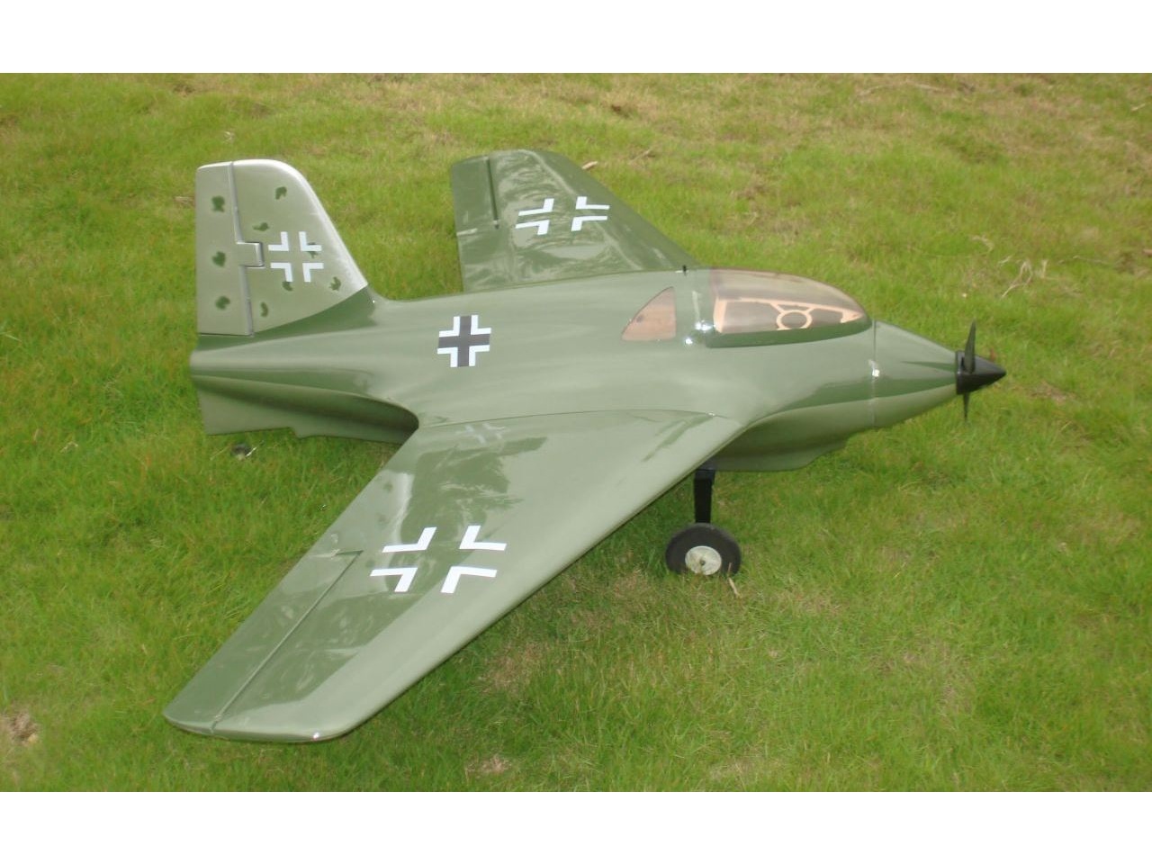 Messerschmitt ME163, Kraftei, Spw 1540mm, ARF-Modell von CYModel – Bild 5