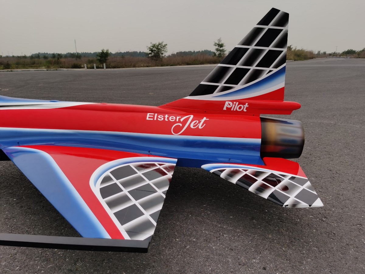 Elster Jet 2.2m FC1 - 3D-Turbinen Jet, Spw 1329mm, ARF-Set mit EZFW, Pilot-RC – Bild 5