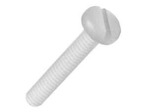 Nylon-Zylinder-Schrauben M6x30, 10 Stk.