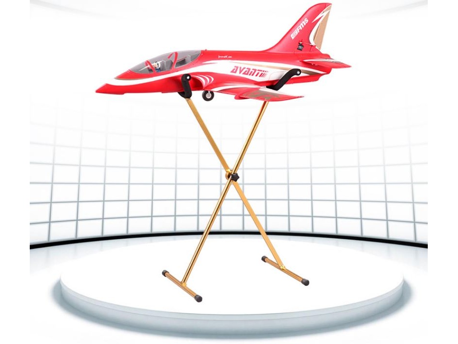 Flugmodellständer X aus Alu, silber - 50kg Tragfähigkeit - FMS