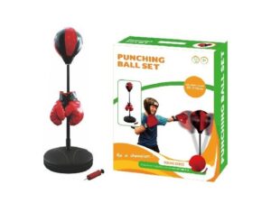 Punching-Ball / Box-Set - Standboxball mit Boxhandschuhen