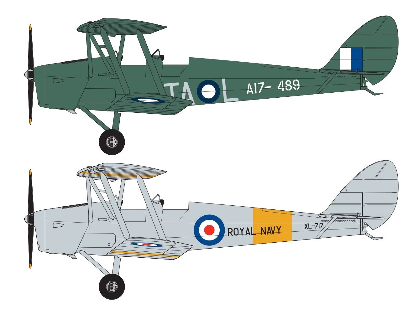 Airfix Bausatz de Havilland Tiger Moth - A02106A – Bild 4