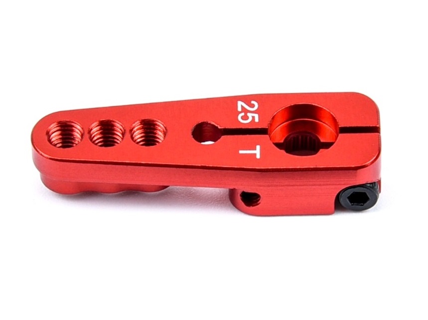Alu Servoarm Servohebel, 20.5mm, 25T Servos wie Futaba / Savöx