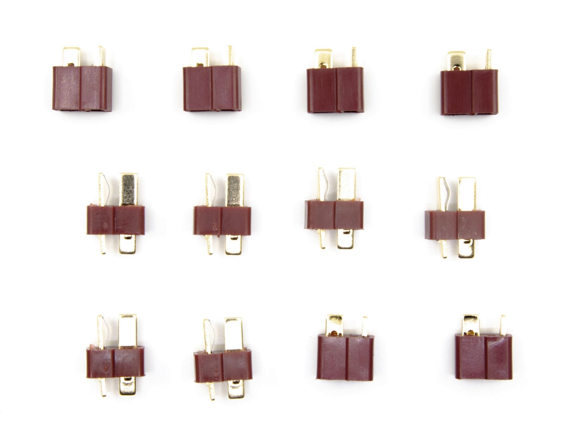 T-Plug Deans Hochstrom Stecker Set - männlich - weiblich - 6 Paar