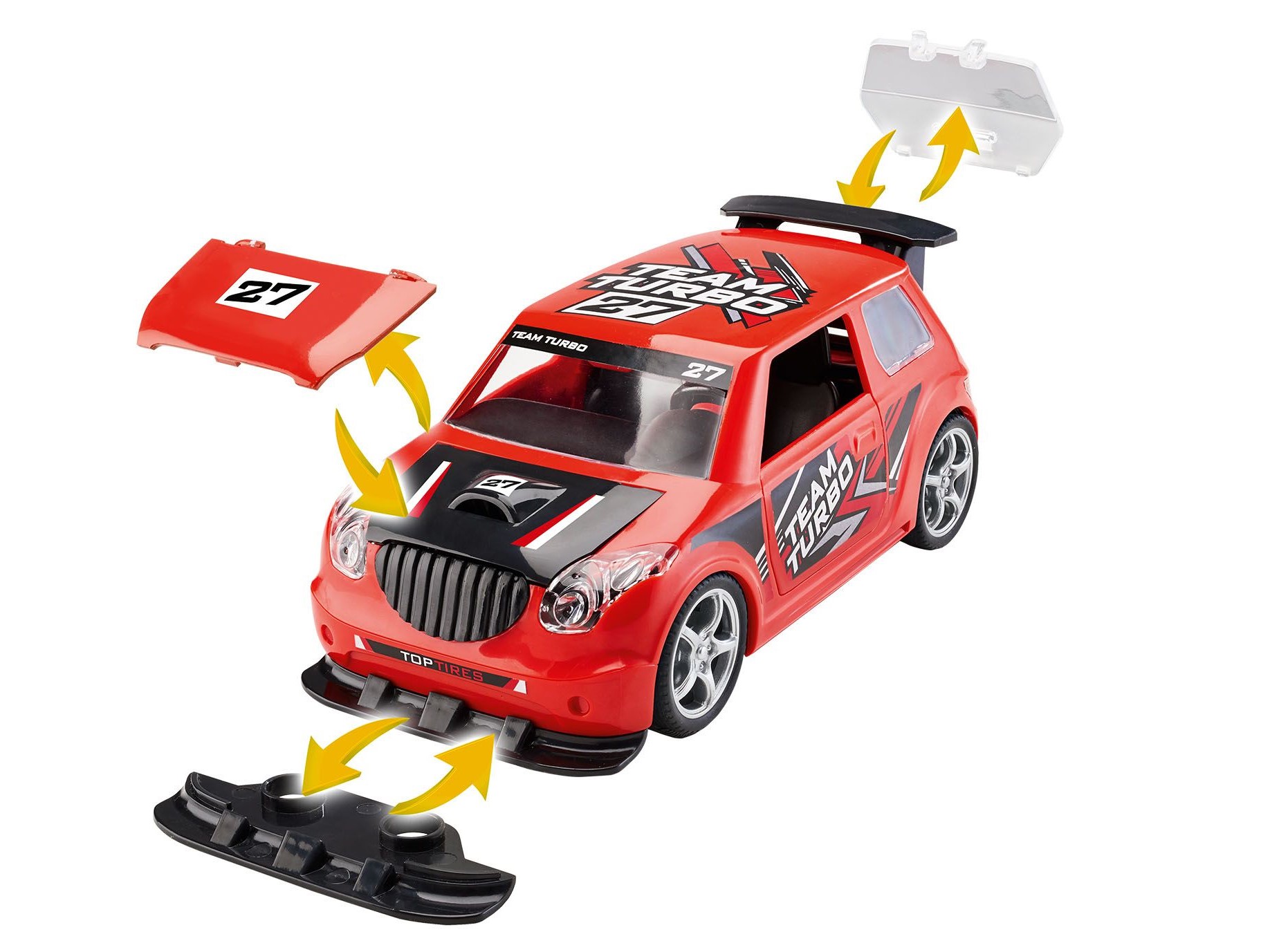 Revell Bausatz Rallye Car - Rennwagen mit Rückziehmotor 1:20 – Bild 3