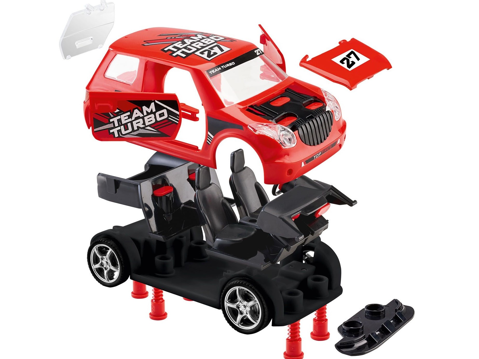 Revell Bausatz Rallye Car - Rennwagen mit Rückziehmotor 1:20 – Bild 4