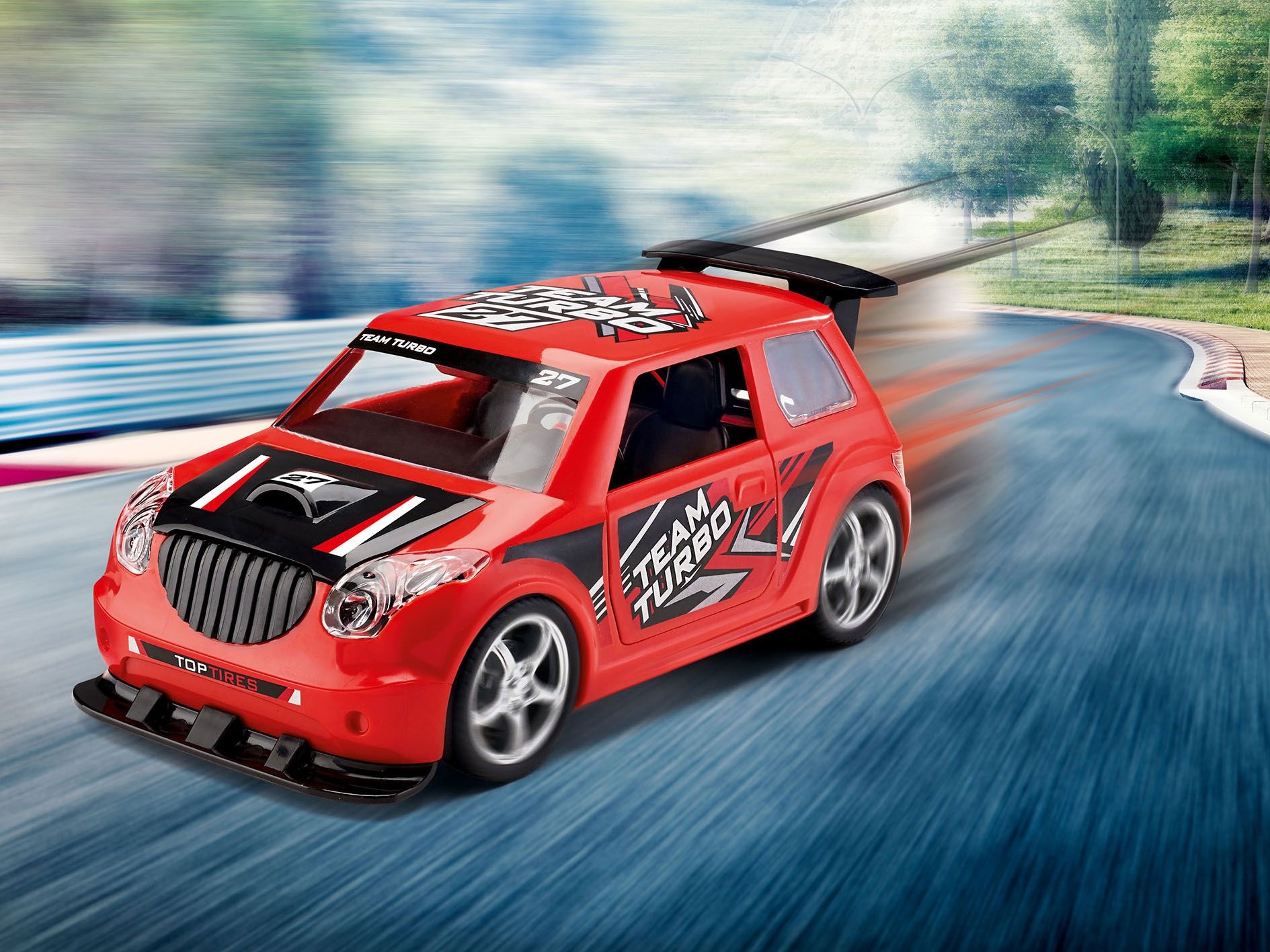 Revell Bausatz Rallye Car - Rennwagen mit Rückziehmotor 1:20 – Bild 6