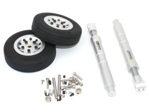 Scale Fahrwerksbeine 155mm mit Rad-Satz 95mm - CYModel