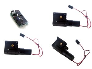 Set Einziehfahrwerks-Modul 3.1mm - 90 Grad mit GLCU - Dynam DY-1158