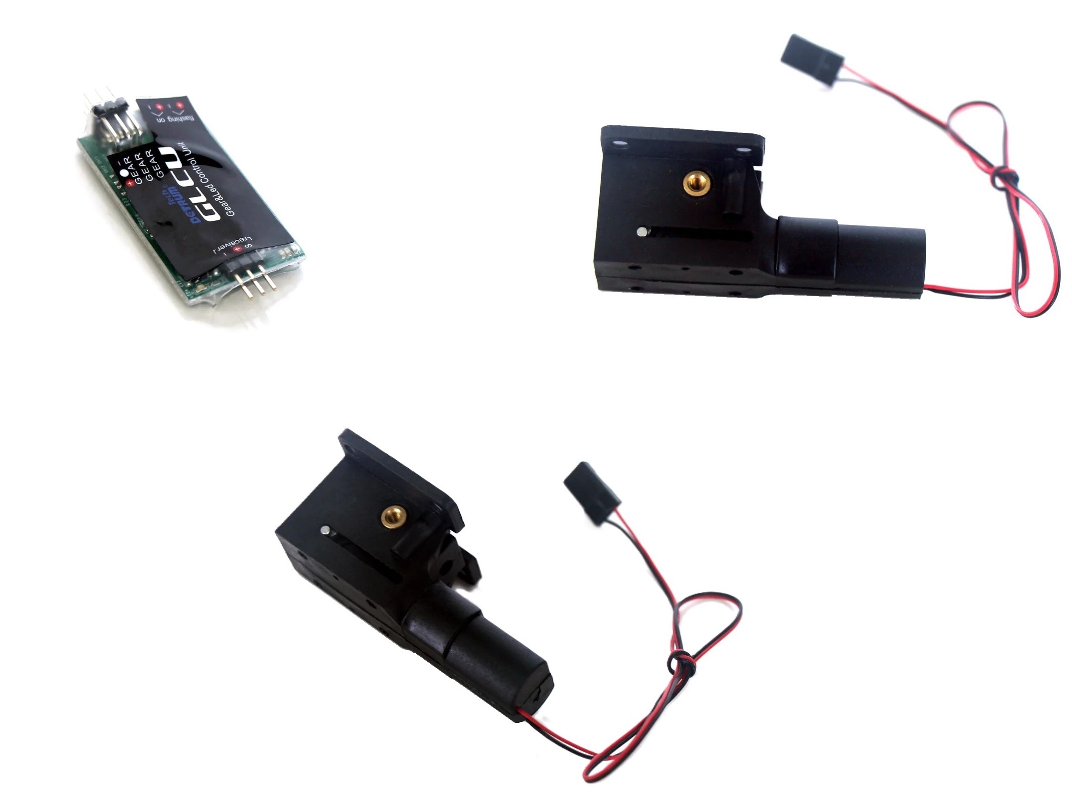 Set Einziehfahrwerks-Modul 3.1mm - 90 Grad mit GLCU - Dynam DY-1171