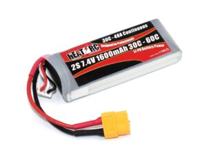HEAT-RC, LiPo Akku 2S / 7.4V 1600mAh 30C - XT60