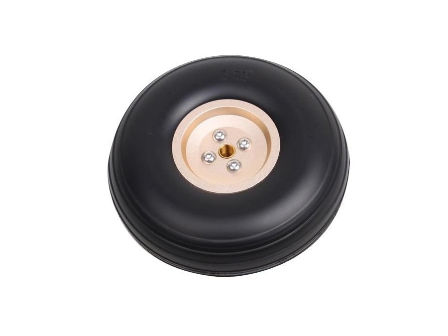 Rad PU 2.5" - Alufelge - 63mm x 21mm - Nabe 3.1mm
