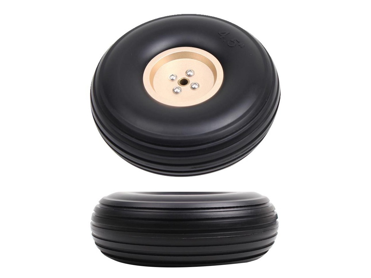 Rad PU 2.5" - Alufelge - 63mm x 21mm - Nabe 3.1mm – Bild 3