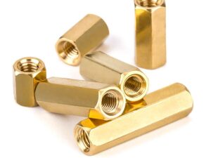 Spacer - Messinghülse mit Gewinde - M3x8