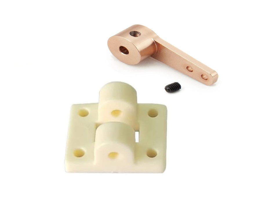 Drosselarm Anlekungshebel mit Halterung - 5.1 x 29mm