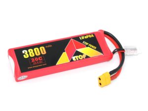 Etop LiFePo4 Akku 2S / 6.6V, 3800mAh - 20C - XT60