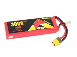 Etop LiFePo4 Akku 3S / 9.9V, 3000mAh - 20C - XT60
