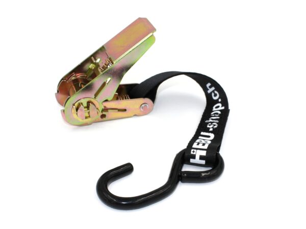 Spannset 25mm mit S-Haken - 5 Meter - zur Sturmsicherung von Zelten – Bild 3