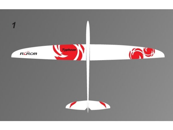 Voll GFK Segler Typhoon - Spw 2000mm - RCRCM